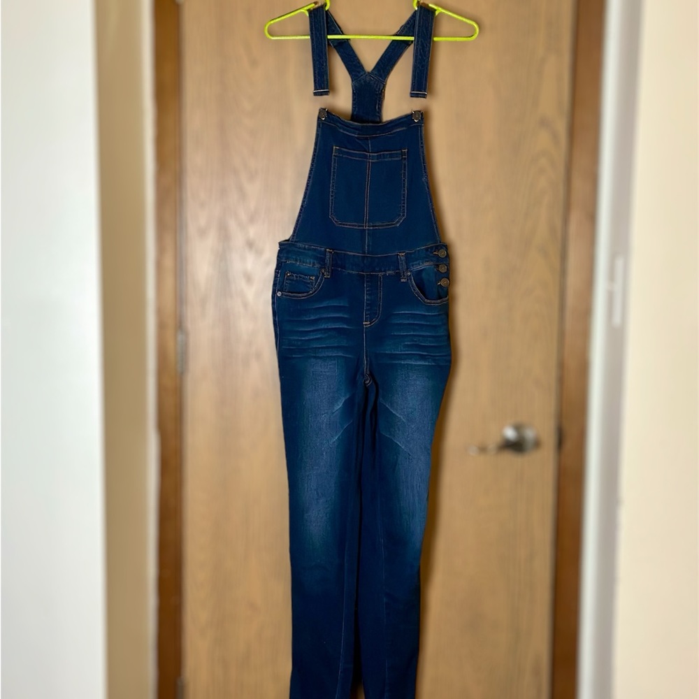 Size-Medium Enjean brand Jean overalls.